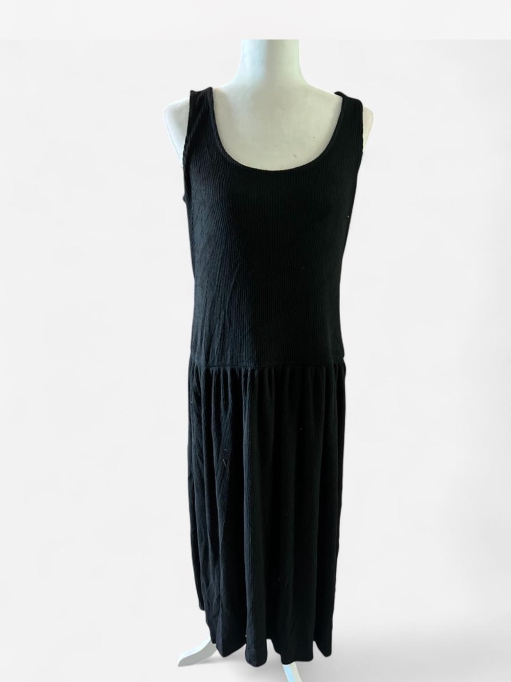Universal Thread XL Black Ribbed Sleeveless Maxi Dress- NWT - Picture 2 of 5